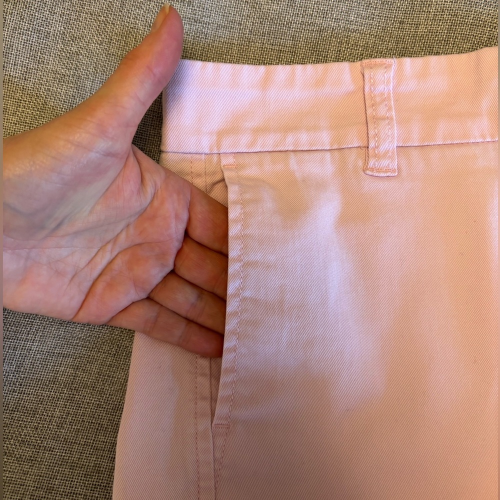 JCREW Chino Shorts, Pink, Sz 8. - Picture 3 of 9